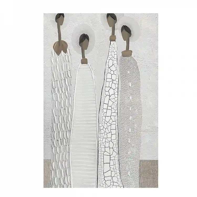 LIBERTA TRINITY ΠΙΝΑΚΑΣ ΔΙΑΚΟΣΜΗΣΗΣ ΜΕ ΚΟΡΝΙΖΑ 80x120x4cm ΚΑΜΒΑΣ OFF WHITE STONE GREY ΞΥΛΟ ΚΑΦΕ ΑΝΟΙΧΤΟ
