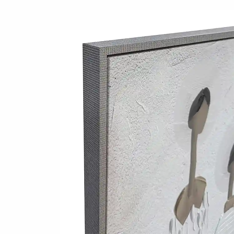 LIBERTA TRINITY ΠΙΝΑΚΑΣ ΔΙΑΚΟΣΜΗΣΗΣ ΜΕ ΚΟΡΝΙΖΑ 80x120x4cm ΚΑΜΒΑΣ OFF WHITE STONE GREY ΞΥΛΟ ΚΑΦΕ ΑΝΟΙΧΤΟ