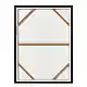 LIBERTA ROVA ΠΙΝΑΚΑΣ ΔΙΑΚΟΣΜΗΣΗΣ ΜΕ ΚΟΡΝΙΖΑ 60x80x3.2cm ΚΑΜΒΑΣ ΠΟΛΥΧΡΩΜΟ ΞΥΛΟ ΜΑΥΡΟ
