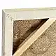 LIBERTA TRIS ΠΙΝΑΚΑΣ ΔΙΑΚΟΣΜΗΣΗΣ ΜΕ ΚΟΡΝΙΖΑ 80x120x3cm ΚΑΜΒΑΣ TERRACOTTA ΚΑΦΕ ΣΧΟΙΝΙ ΑΣΠΡΟ ΦΥΣΙΚΟ