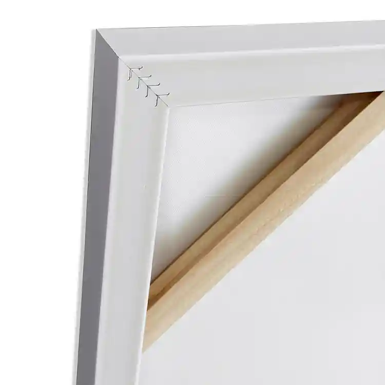 LIBERTA CRUST ΠΙΝΑΚΑΣ ΔΙΑΚΟΣΜΗΣΗΣ ΜΕ ΚΟΡΝΙΖΑ 80x120x3cm ΚΑΜΒΑΣ ΛΕΥΚΟ ΛΕΥΚΟ