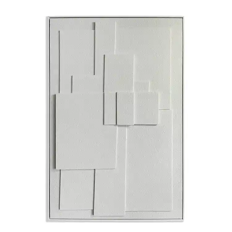 LIBERTA CRUST ΠΙΝΑΚΑΣ ΔΙΑΚΟΣΜΗΣΗΣ ΜΕ ΚΟΡΝΙΖΑ 80x120x3cm ΚΑΜΒΑΣ ΛΕΥΚΟ ΛΕΥΚΟ
