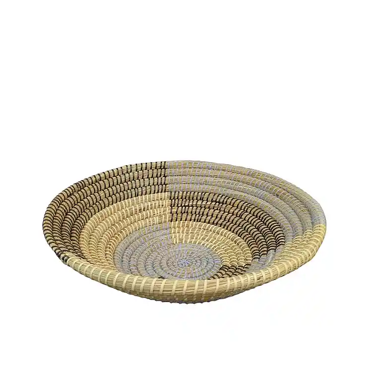 LIBERTA TIA ΔΙΑΚΟΣΜΗΤΙΚΟ ΤΟΙΧΟΥ 42x42x12cm KANSGRASS ΦΥΣΙΚΟ ΜΑΥΡΟ ΠΛΑΣΤΙΚΟ ΓΑΛΑΖΙΟ