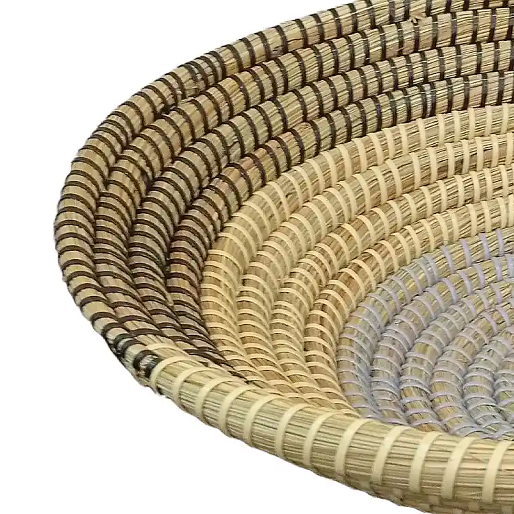 LIBERTA TIA ΔΙΑΚΟΣΜΗΤΙΚΟ ΤΟΙΧΟΥ 42x42x12cm KANSGRASS ΦΥΣΙΚΟ ΜΑΥΡΟ ΠΛΑΣΤΙΚΟ ΓΑΛΑΖΙΟ