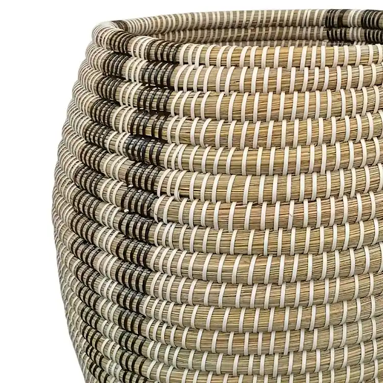 LIBERTA AKI ΚΑΛΑΘΙ SET 2ΤΜΧ 38x38x53cm KANSGRASS ΦΥΣΙΚΟ ΛΕΥΚΟ ΠΛΑΣΤΙΚΟ ΜΑΥΡΟ