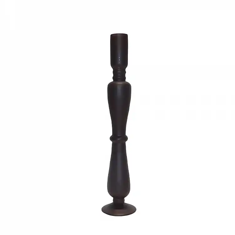 LIBERTA CALM ΚΗΡΟΠΗΓΙΟ 8x8x37cm ΓΥΑΛΙ ΚΑΦΕ ΣΚΟΥΡΟ