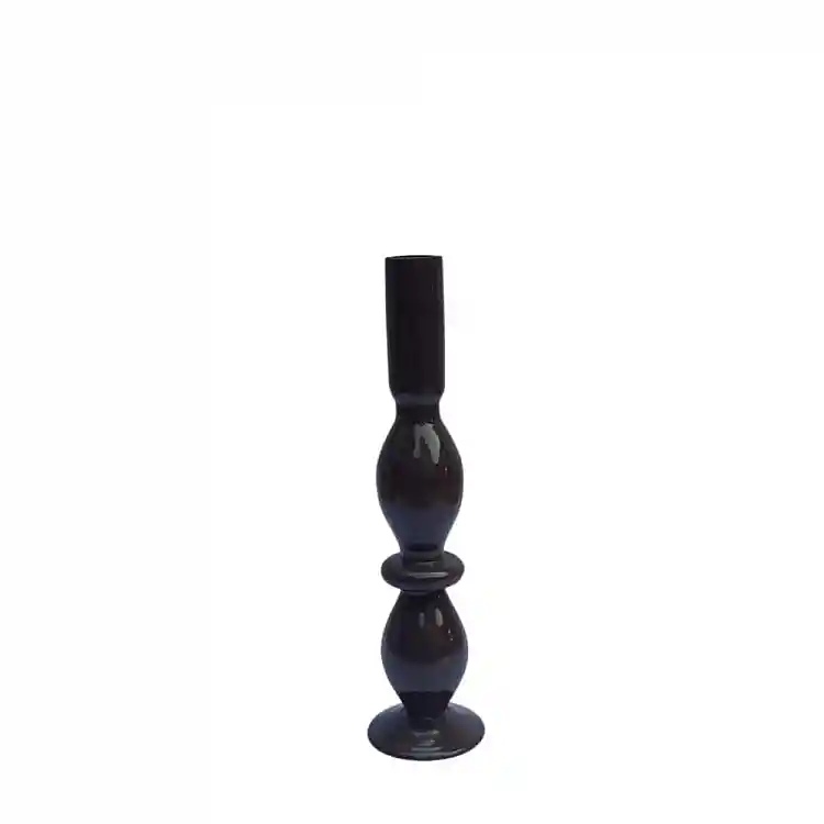 LIBERTA CALM ΚΗΡΟΠΗΓΙΟ 8x8x29cm ΓΥΑΛΙ ΚΑΦΕ ΣΚΟΥΡΟ