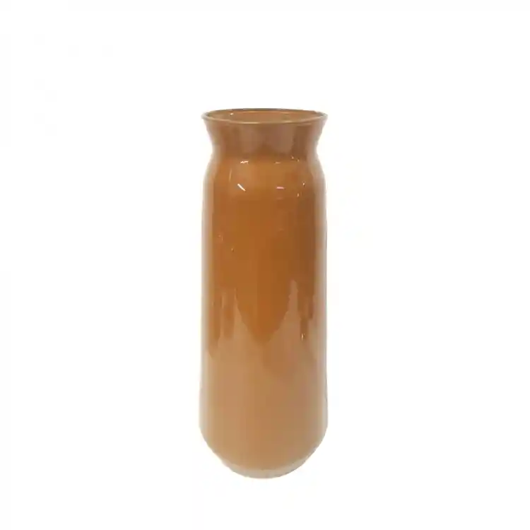 LIBERTA MARONA ΒΑΖΟ 10x10x26cm ΓΥΑΛΙ CARAMEL