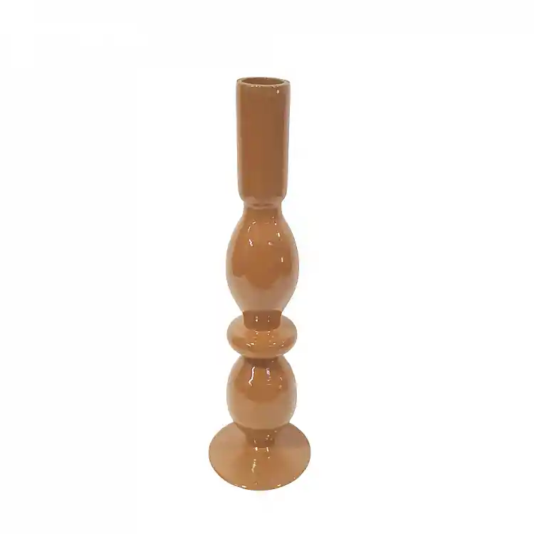 LIBERTA CALM ΚΗΡΟΠΗΓΙΟ 8x8x29cm ΓΥΑΛΙ CARAMEL