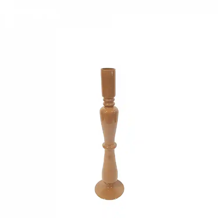 LIBERTA CALM ΚΗΡΟΠΗΓΙΟ 9x9x37cm ΓΥΑΛΙ CARAMEL