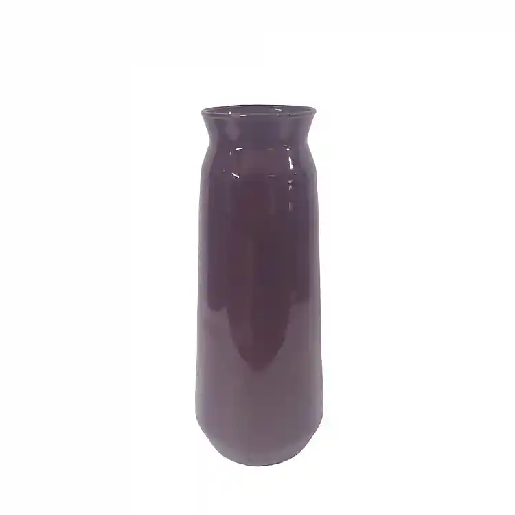 LIBERTA MARONA ΒΑΖΟ 10x10x26cm ΓΥΑΛΙ ΜΩΒ