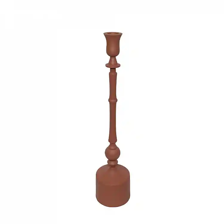 LIBERTA SIDIA ΚΗΡΟΠΗΓΙΟ 9.5x9.5x43cm ΑΛΟΥΜΙΝΙΟ TERRACOTTA