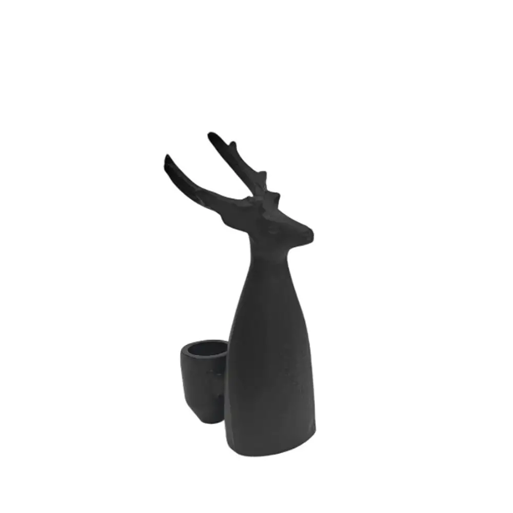 LIBERTA SIVOR ΧΡΙΣΤΟΥΓΕΝΝΙΑΤΙΚΟ ΔΙΑΚΟΣΜΗΤΙΚΟ ΚΗΡΟΠΗΓΙΟ 8x7x16cm ΑΛΟΥΜΙΝΙΟ ΚΑΦΕ ΣΚΟΥΡΟ ΜΑΤ