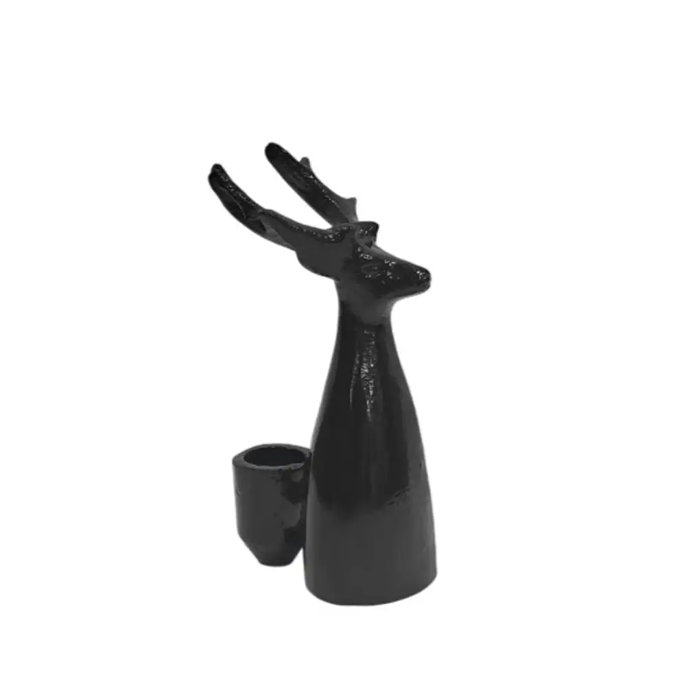 LIBERTA SIVOR ΧΡΙΣΤΟΥΓΕΝΝΙΑΤΙΚΟ ΔΙΑΚΟΣΜΗΤΙΚΟ ΚΗΡΟΠΗΓΙΟ 9x9x19cm ΑΛΟΥΜΙΝΙΟ ΚΑΦΕ ΣΚΟΥΡΟ