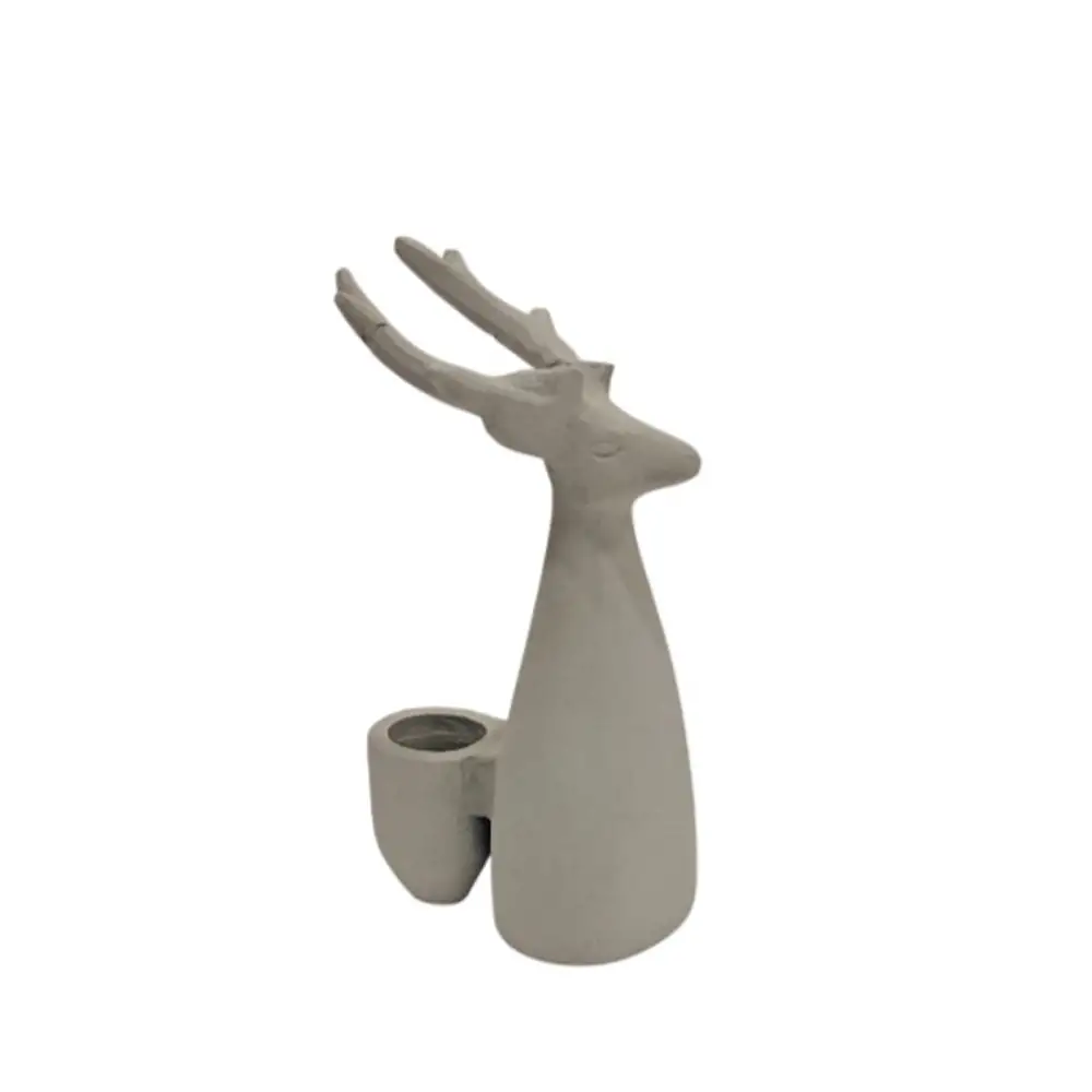 LIBERTA SIVOR ΧΡΙΣΤΟΥΓΕΝΝΙΑΤΙΚΟ ΔΙΑΚΟΣΜΗΤΙΚΟ ΚΗΡΟΠΗΓΙΟ 9x9x19cm ΑΛΟΥΜΙΝΙΟ ΛΕΥΚΟ TEXTURED