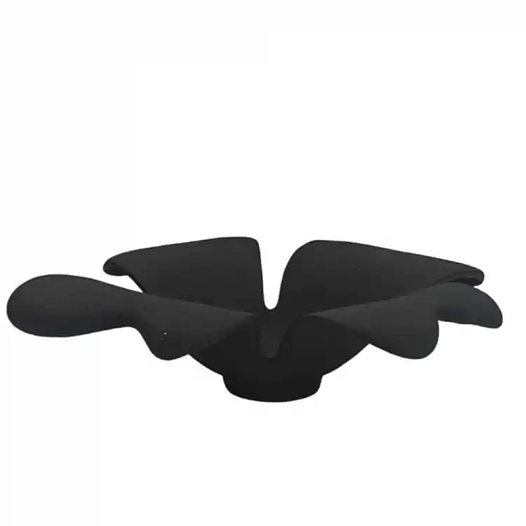 LIBERTA FLORA ΠΙΑΤΕΛΑ 38x36x11cm ΑΛΟΥΜΙΝΙΟ ΜΑΥΡΟ
