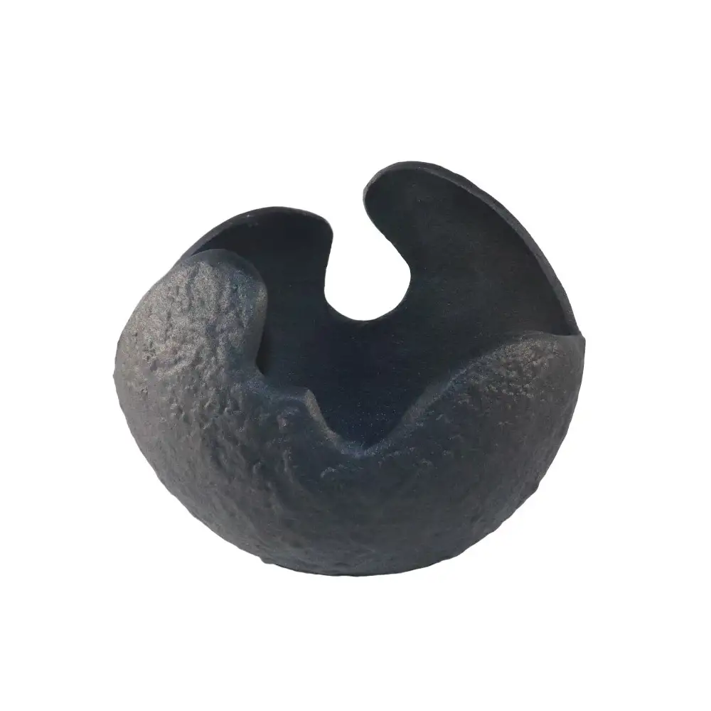 LIBERTA VULA ΒΑΖΟ 24x16x21cm ΑΛΟΥΜΙΝΙΟ ΜΑΥΡΟ