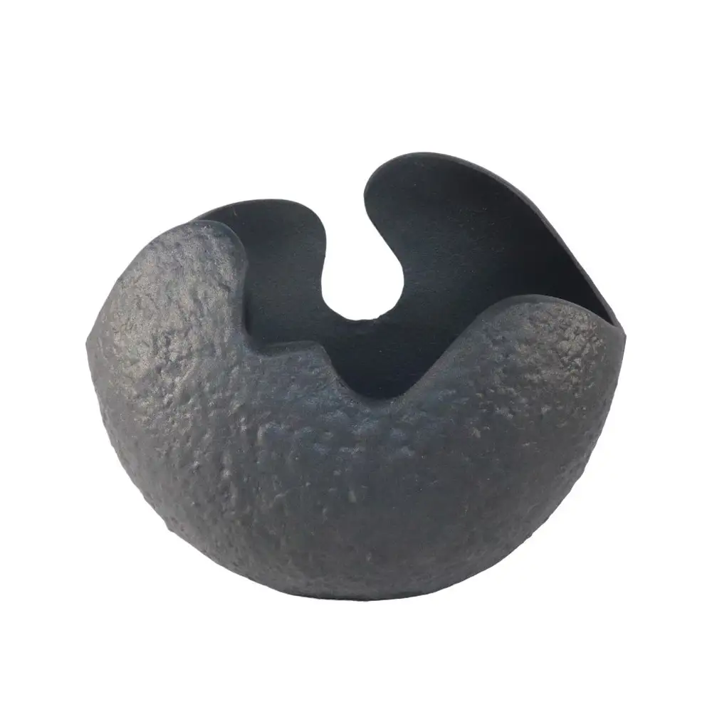 LIBERTA VULA ΒΑΖΟ 30x17x25cm ΑΛΟΥΜΙΝΙΟ ΜΑΥΡΟ