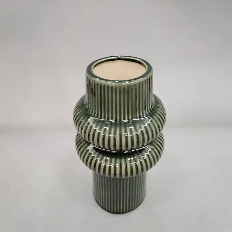 LIBERTA ARO ΒΑΖΟ 13x13x25cm ΚΕΡΑΜΙΚΟ ΠΡΑΣΙΝΟ