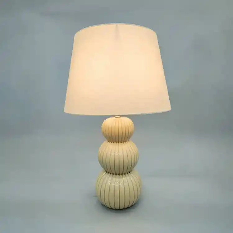 LIBERTA SOMA ΦΩΤΙΣΤΙΚΟ ΕΠΙΤΡΑΠΕΖΙΟ 35x35x56cm ΚΕΡΑΜΙΚΟ ΣΑΜΠΑΝΙ ΛΙΝΟ ΣΑΜΠΑΝΙ