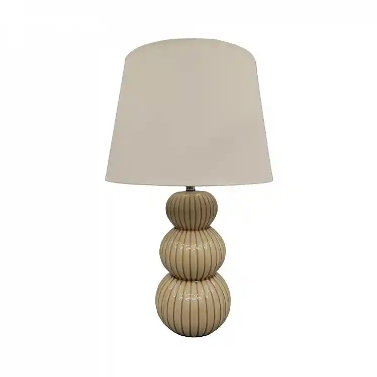 LIBERTA SOMA ΦΩΤΙΣΤΙΚΟ ΕΠΙΤΡΑΠΕΖΙΟ 35x35x56cm ΚΕΡΑΜΙΚΟ ΣΑΜΠΑΝΙ ΛΙΝΟ ΣΑΜΠΑΝΙ