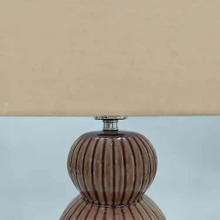 LIBERTA SOMA ΦΩΤΙΣΤΙΚΟ ΕΠΙΤΡΑΠΕΖΙΟ 35x35x56cm ΚΕΡΑΜΙΚΟ ΚΑΦΕ ΛΙΝΟ ΚΑΦΕ