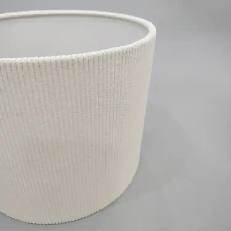 LIBERTA NIM ΦΩΤΙΣΤΙΚΟ ΕΠΙΤΡΑΠΕΖΙΟ 20x20x34cm ΚΕΡΑΜΙΚΟ ΚΟΚΚΙΝΟ ΥΦΑΣΜΑ ΛΕΥΚΟ