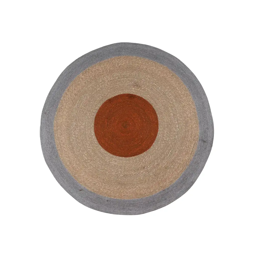 LIBERTA WAVEA ΧΑΛΑΚΙ 120x120cm SEAGRASS ΦΥΣΙΚΟ TERRA ΓΚΡΙ