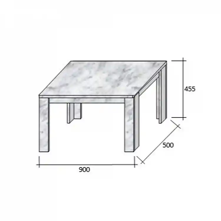 LIBERTA MAGNUM 90 COFFEE TABLE SONOMA 90x50x45.5cm