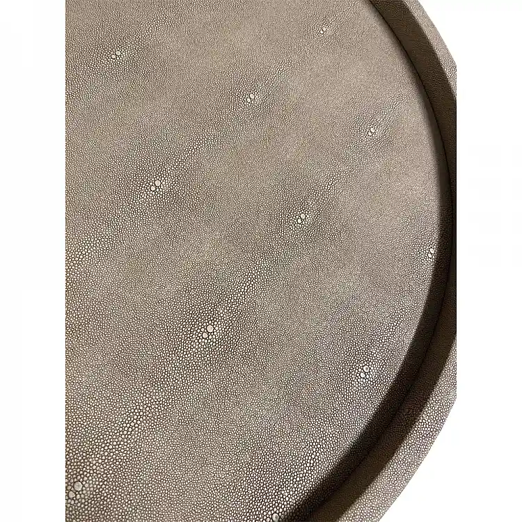 LIBERTA FUN COFFEE TABLE SAND BEIGE ΜΑΥΡΟ 63x63x42cm
