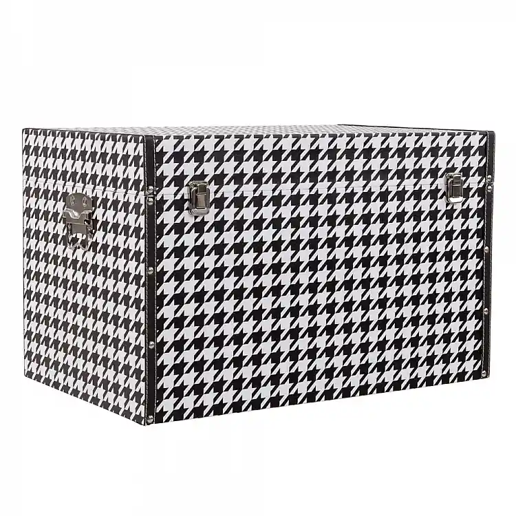 LIBERTA FERRE ΜΠΑΟΥΛΑ SET 4ΤΕΜ ΜΑΥΡΟ ΛΕΥΚΟ 64x40x40cm