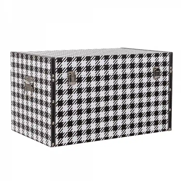 LIBERTA FERRE ΜΠΑΟΥΛΑ SET 4ΤΕΜ ΜΑΥΡΟ ΛΕΥΚΟ 64x40x40cm