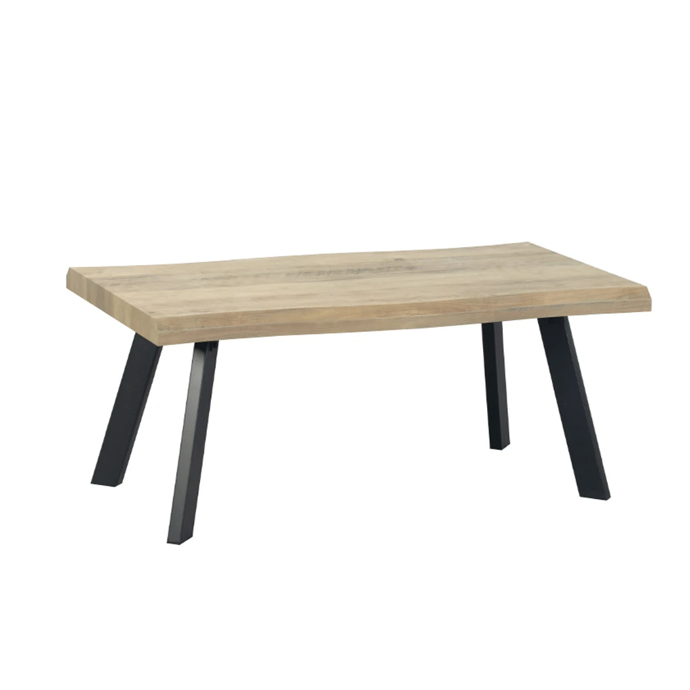 LIBERTA BRICK-URBAN COFFEE TABLE ΦΥΣΙΚΟ ΜΑΥΡΟ 110x60x45