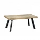 LIBERTA BRICK-URBAN COFFEE TABLE ΦΥΣΙΚΟ ΜΑΥΡΟ 110x60x45 LIBERTA BRICK-URBAN COFFEE TABLE ΦΥΣΙΚΟ ΜΑΥΡΟ 110x60x45