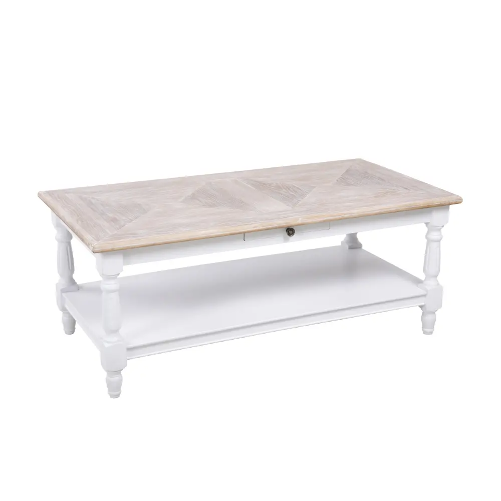 LIBERTA HISTORY COFFEE TABLE ΛΕΥΚΟ ΦΥΣΙΚΟ 125x64x50 LIBERTA HISTORY COFFEE TABLE ΛΕΥΚΟ ΦΥΣΙΚΟ 125x64x50