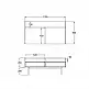 LIBERTA GROOVES COFFEE TABLE 2ΣΥΡΤΑΡΙΑ ΚΑΡΥΔΙ ΓΚΡΙ 110x60x45cm