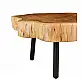 LIBERTA RAW COFFEE TABLE ΦΥΣΙΚΟ 80x80x40cm