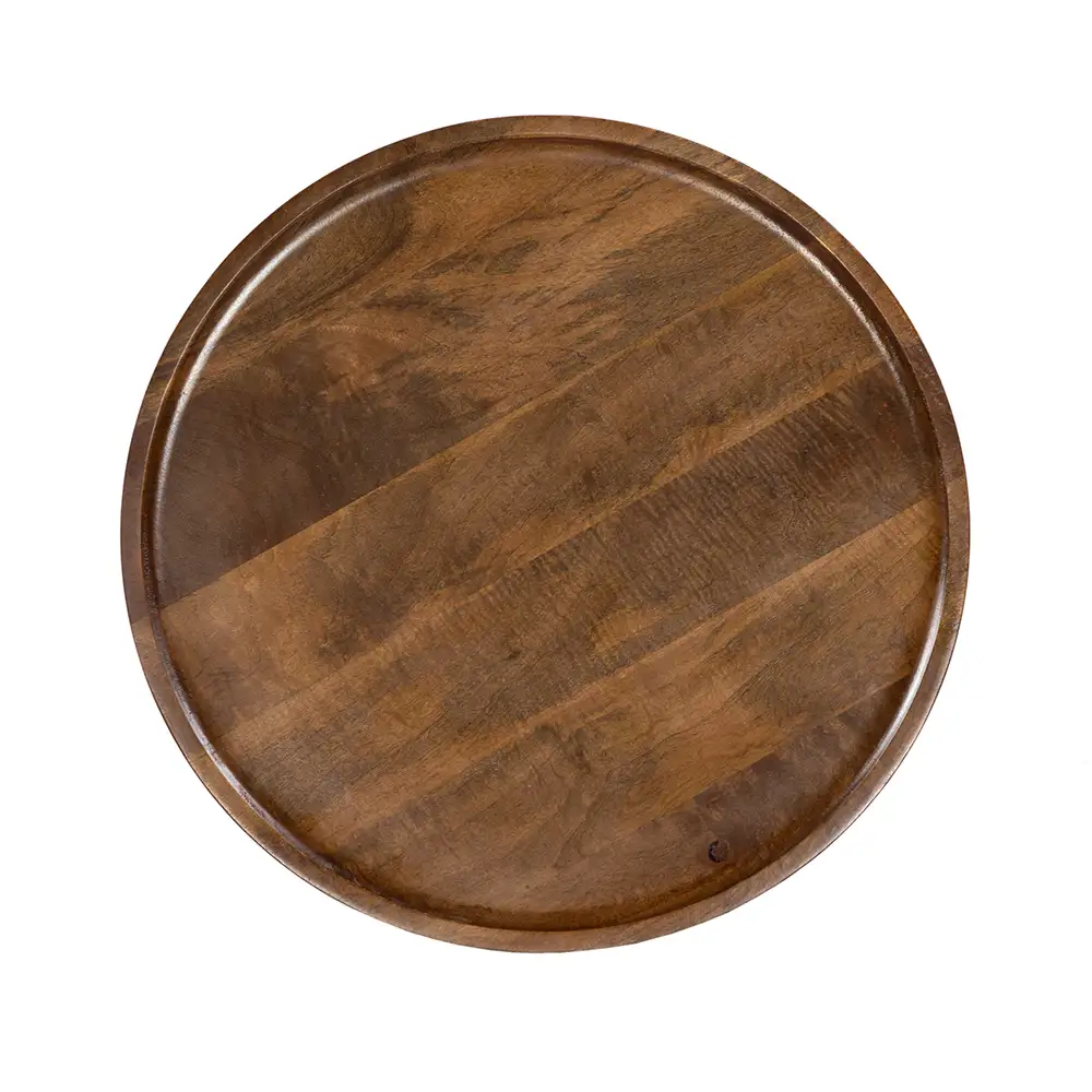 LIBERTA PENCIL 87 COFFEE TABLE ΚΑΡΥΔΙ ΜΑΥΡΟ 87x87x45cm