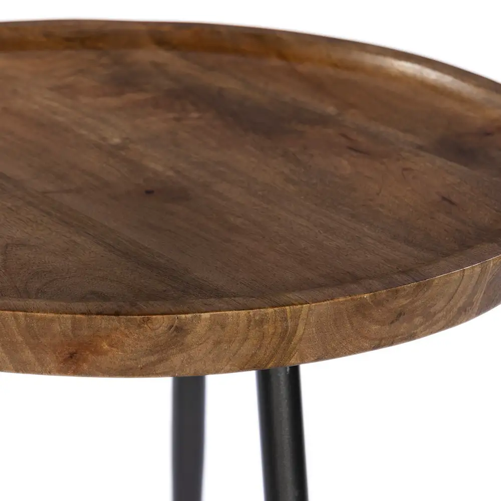 LIBERTA PENCIL 55 COFFEE TABLE ΚΑΡΥΔΙ ΜΑΥΡΟ 55x55x55cm