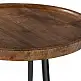 LIBERTA PENCIL 55 COFFEE TABLE ΚΑΡΥΔΙ ΜΑΥΡΟ 55x55x55cm