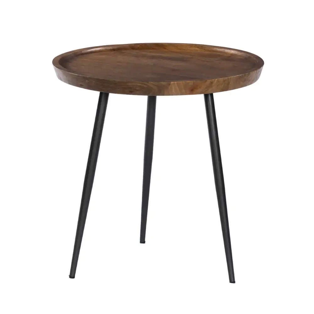LIBERTA PENCIL 55 COFFEE TABLE ΚΑΡΥΔΙ ΜΑΥΡΟ 55x55x55cm