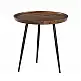 LIBERTA PENCIL 55 COFFEE TABLE ΚΑΡΥΔΙ ΜΑΥΡΟ 55x55x55cm