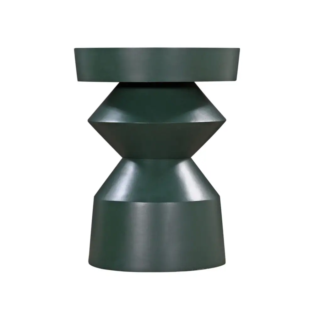 LIBERTA EDGY SIDE TABLE ΠΡΑΣΙΝΟ 48x48x62.5cm