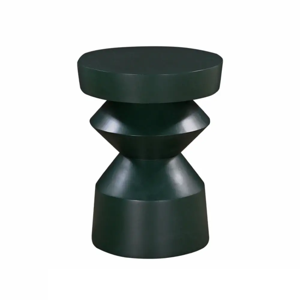 LIBERTA EDGY SIDE TABLE ΠΡΑΣΙΝΟ 48x48x62.5cm