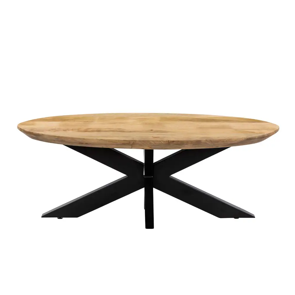LIBERTA SKORPIO COFFEE TABLE ΚΑΡΥΔΙ ΜΑΥΡΟ 120x60x45cm
