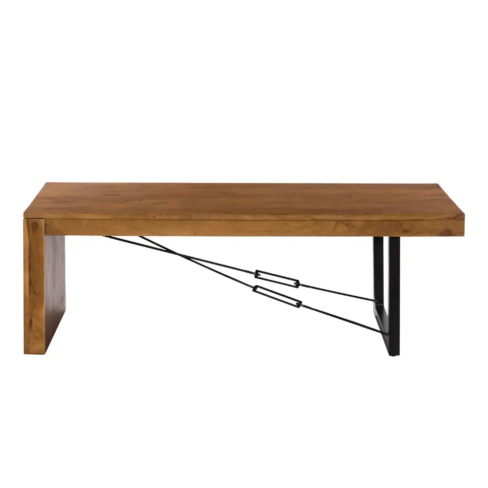 LIBERTA WIRE COFFEE TABLE ΚΑΡΥΔΙ ΜΑΥΡΟ 120x60x40cm
