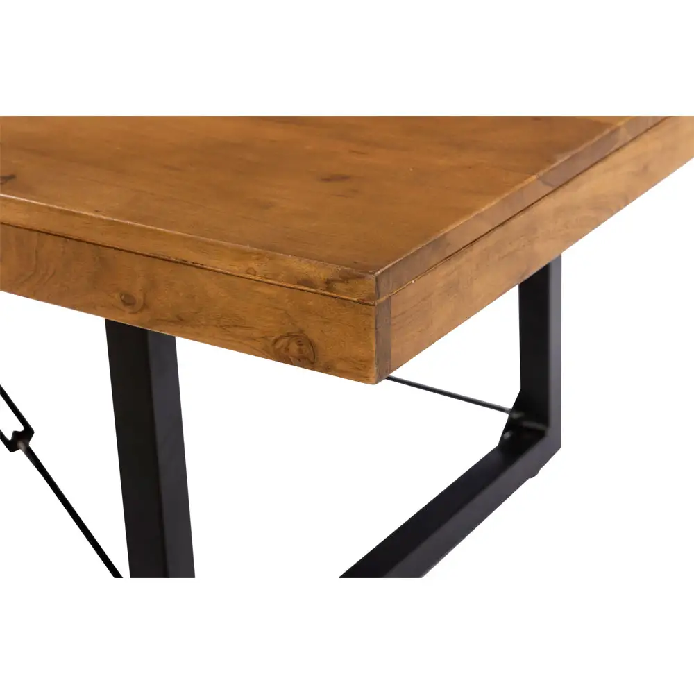 LIBERTA WIRE COFFEE TABLE ΚΑΡΥΔΙ ΜΑΥΡΟ 120x60x40cm