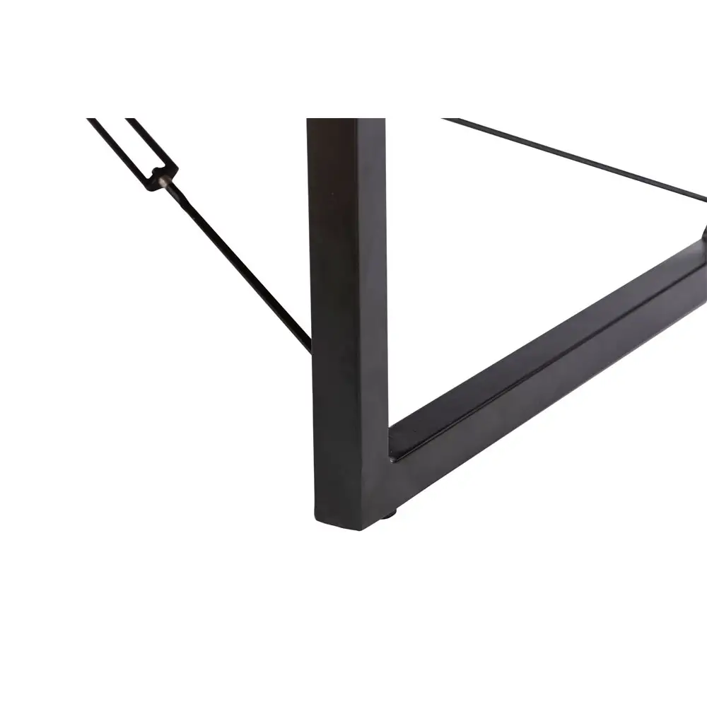 LIBERTA WIRE COFFEE TABLE ΚΑΡΥΔΙ ΜΑΥΡΟ 120x60x40cm