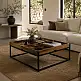 LIBERTA COMBO COFFEE TABLE ΚΑΡΥΔΙ ΜΑΥΡΟ 84x80x42cm
