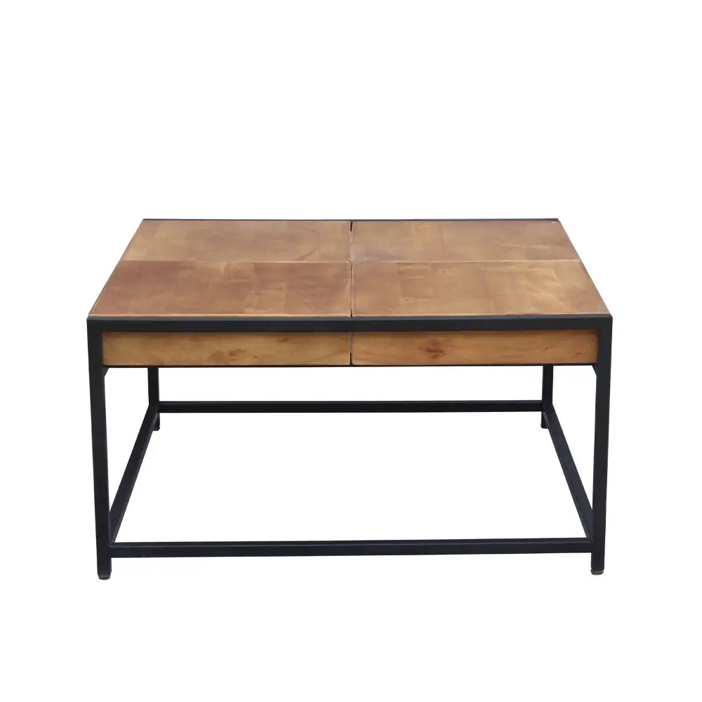 LIBERTA COMBO COFFEE TABLE ΚΑΡΥΔΙ ΜΑΥΡΟ 84x80x42cm